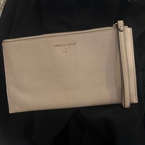 Michael Kors Light Beige Wristlet